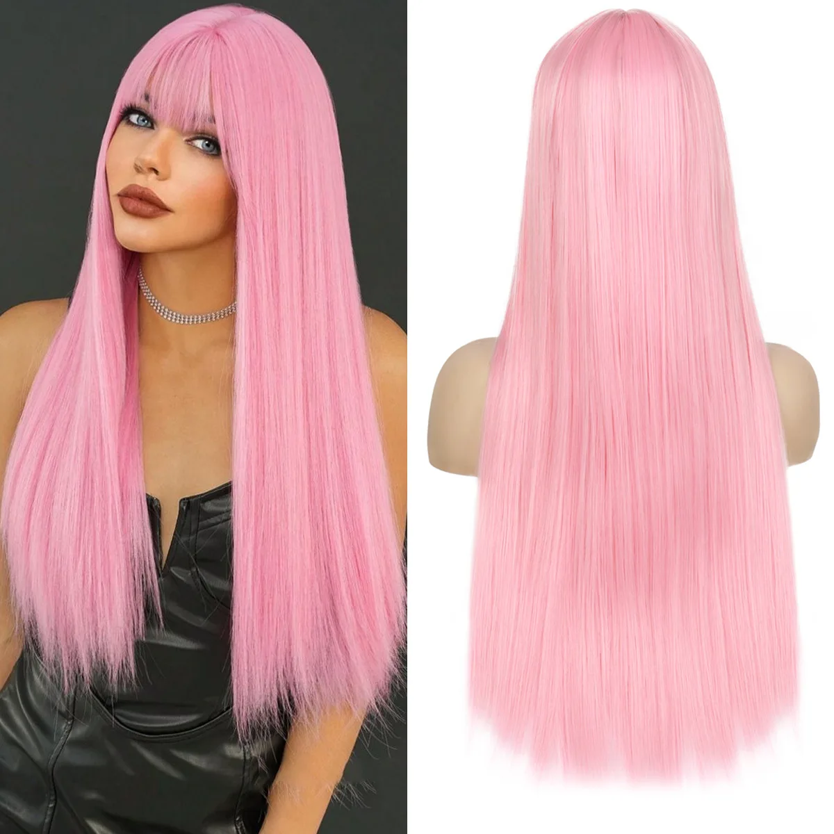 Новый светло-розовый синтетический парик для длинных прямых волос для вечеринки, косплея на Хэллоуин, ежедневного использования, высокотемпературный аксессуар для волос
Новый светло-розовый синтетический парик для длинных прямых волос для вечеринки, косплея на Хэллоуин, ежедневного использования, высокотемпературный аксессуар для волос