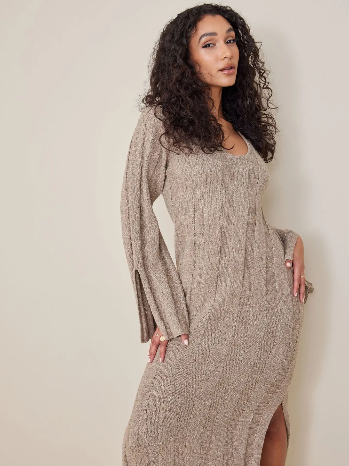 Women's Flare Long Sleeve Split Dress, midi Long dresses, Spring, 2025 Woman clothing
Women's Flare Long Sleeve Split Dress, midi Long dresses, Spring, 2025 Woman clothing