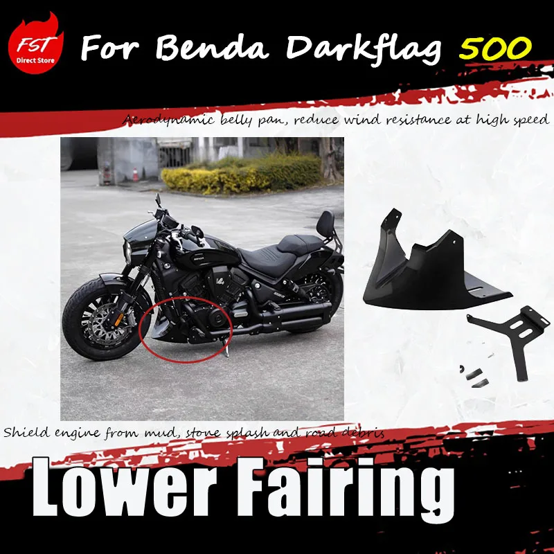 For Benda Darkflag 500 modification accessory - non-destructive upper decorative cover for the air intake hood
For Benda Darkflag 500 modification accessory - non-destructive upper decorative cover for the air intake hood