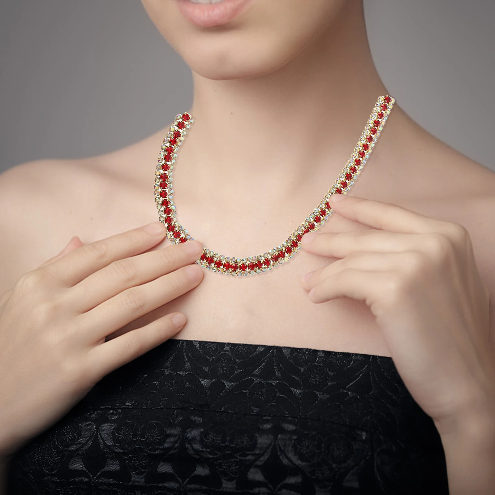 Rhinestone Chain Accessories Self Adhesive Red Glass Rhinestones Cake Decorations Diamond Ribbon Fashion Drill Wrap Roll
Rhinestone Chain Accessories Self Adhesive Red Glass Rhinestones Cake Decorations Diamond Ribbon Fashion Drill Wrap Roll