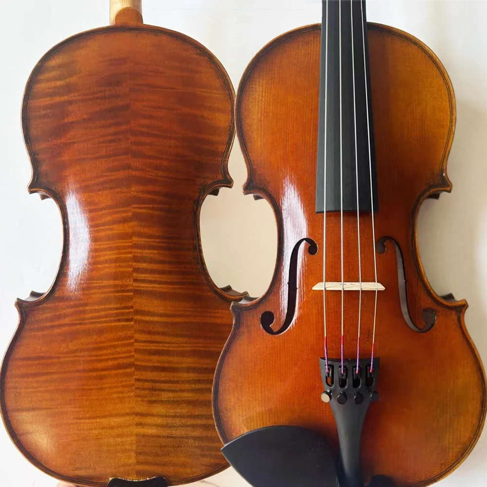 tiger-striped maple wood solid wood Viola 13" 14" 15" 16" Stradivarius 100% Handmade Varnish Viola With Bow Foam Case
tiger-striped maple wood solid wood Viola 13" 14" 15" 16" Stradivarius 100% Handmade Varnish Viola With Bow Foam Case