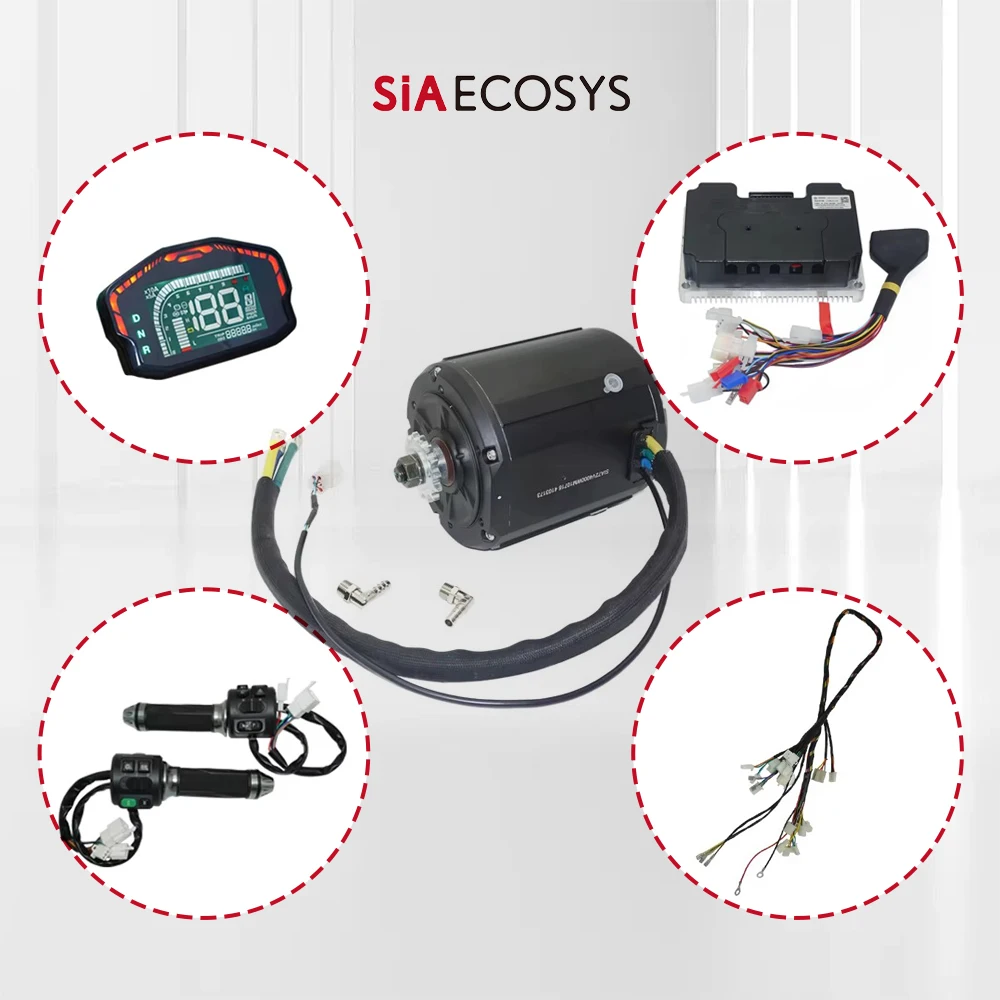 4000W QSMotor QS138 90H V1 72V Liquid Cooling Mid Drive Motor with Fardriver ND72680 Conversion Kit for Electric Motorcycle
4000W QSMotor QS138 90H V1 72V Liquid Cooling Mid Drive Motor with Fardriver ND72680 Conversion Kit for Electric Motorcycle