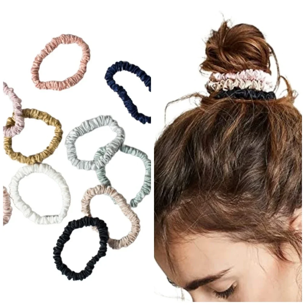 100% 22 Momme Mulberry Silk Scrunchie 1 cm Mini Scrunchies Little Girl Hair Ties Silk Hair Rope Baby Solid Skinny Hair Bow Tie
100% 22 Momme Mulberry Silk Scrunchie 1 cm Mini Scrunchies Little Girl Hair Ties Silk Hair Rope Baby Solid Skinny Hair Bow Tie