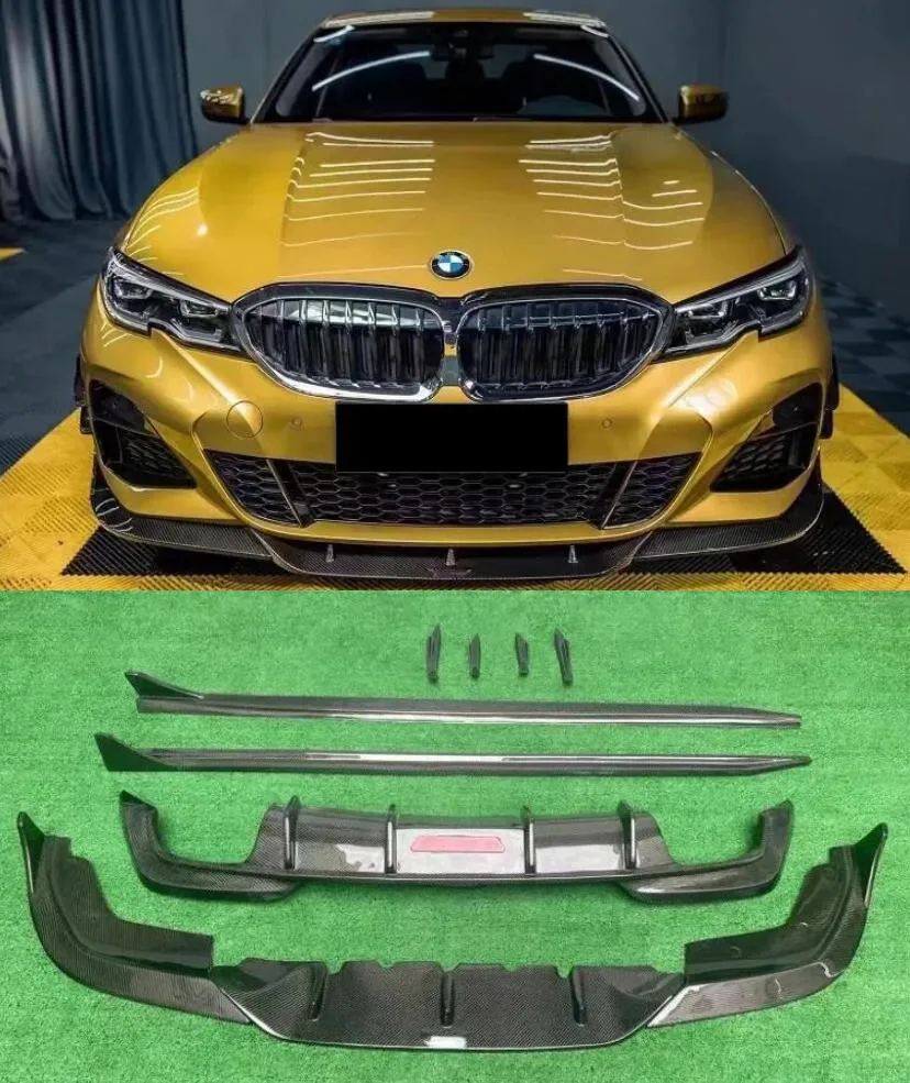 Real Carbon Fiber Front Bumper Lip Rear Diffuser Spoiler Trunk Side Skirt Cover For BMW G20 3 Series 2019 - 2023 Body Kit
Real Carbon Fiber Front Bumper Lip Rear Diffuser Spoiler Trunk Side Skirt Cover For BMW G20 3 Series 2019 - 2023 Body Kit