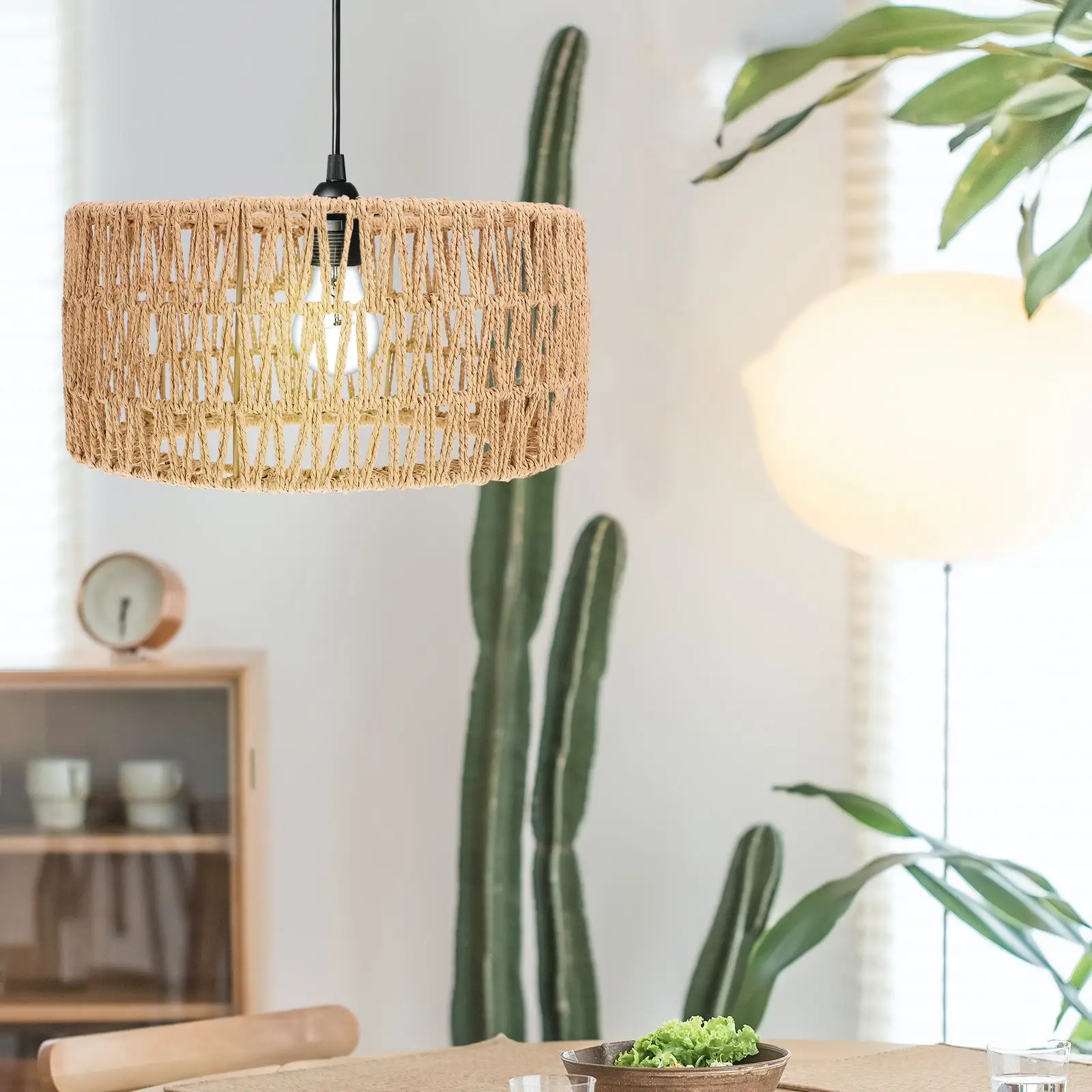 Straw Rope Woven Lampshade Grass Rope Rustic Ceiling Lamp Cover Handwoven Barrel Lamp Shade Table Floor Light Fixture home decor
Straw Rope Woven Lampshade Grass Rope Rustic Ceiling Lamp Cover Handwoven Barrel Lamp Shade Table Floor Light Fixture home decor