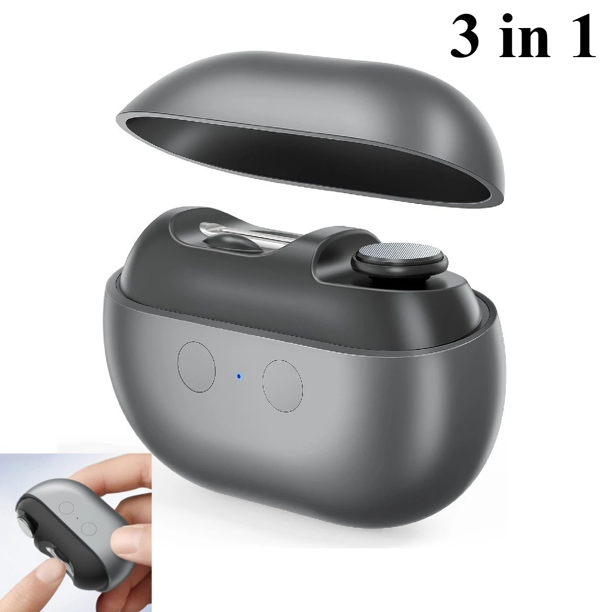 Electric Nail Clipper Electric Nail Trimmer Polisher Portable Fingernail Cutter with Light File Nail Clip Storage Rechargeable
Electric Nail Clipper Electric Nail Trimmer Polisher Portable Fingernail Cutter with Light File Nail Clip Storage Rechargeable