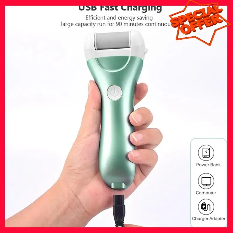 -ESTR Electric Pedicure Foot File USB Rechargeable Power Display Grinding Exfoliator Replacement Heads Heel Callus Remover
-ESTR Electric Pedicure Foot File USB Rechargeable Power Display Grinding Exfoliator Replacement Heads Heel Callus Remover