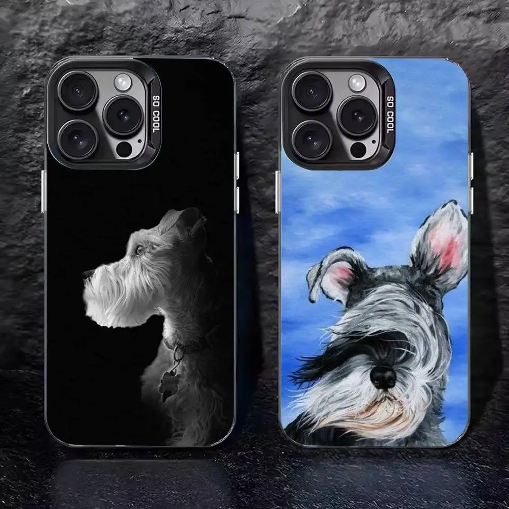 Cartoon Schnauzer Dog Phone Case For iPhone 17 16 15 14 13 12 11 Pro Max XS Max 7 8 Plus Shockproof Silicone Matte Cover
Cartoon Schnauzer Dog Phone Case For iPhone 17 16 15 14 13 12 11 Pro Max XS Max 7 8 Plus Shockproof Silicone Matte Cover