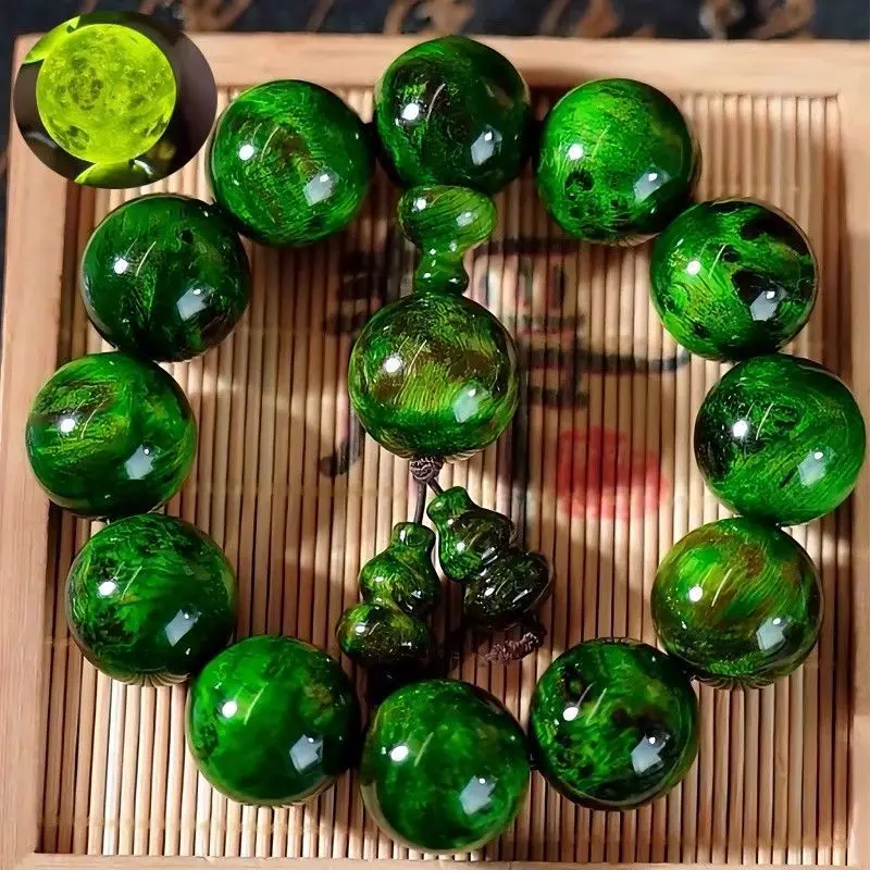 Amber Wooden Bracelet Ink Painting Painting Northeast Aquilarius Full of Pinus Tabulaeformis Akiko Scar Hand String Buddha Beads
Amber Wooden Bracelet Ink Painting Painting Northeast Aquilarius Full of Pinus Tabulaeformis Akiko Scar Hand String Buddha Beads