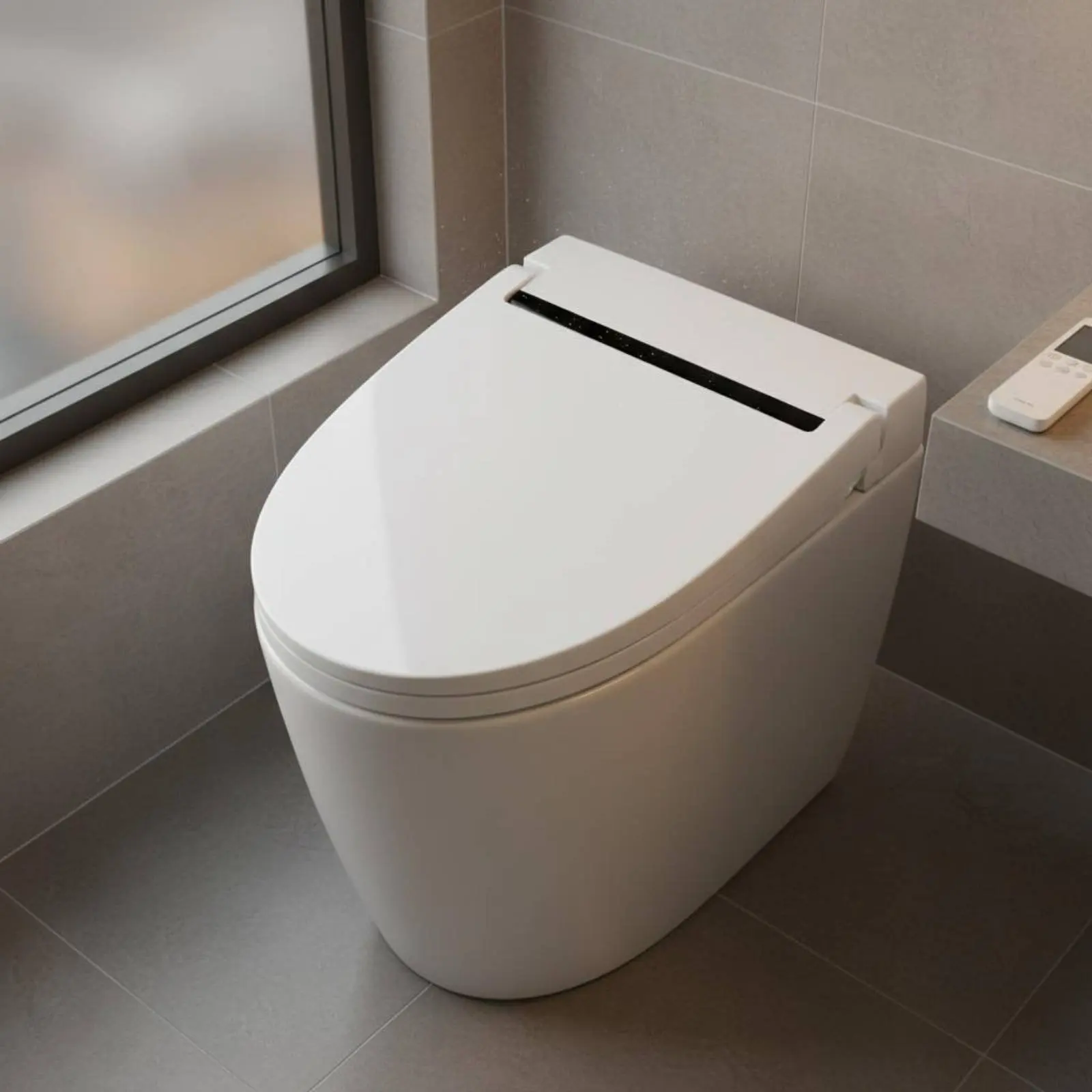 Smart Toilet Seat Wireless Control Heated Toilet Seat Bathroom Fixture Night Light Ambient Lighting
Smart Toilet Seat Wireless Control Heated Toilet Seat Bathroom Fixture Night Light Ambient Lighting