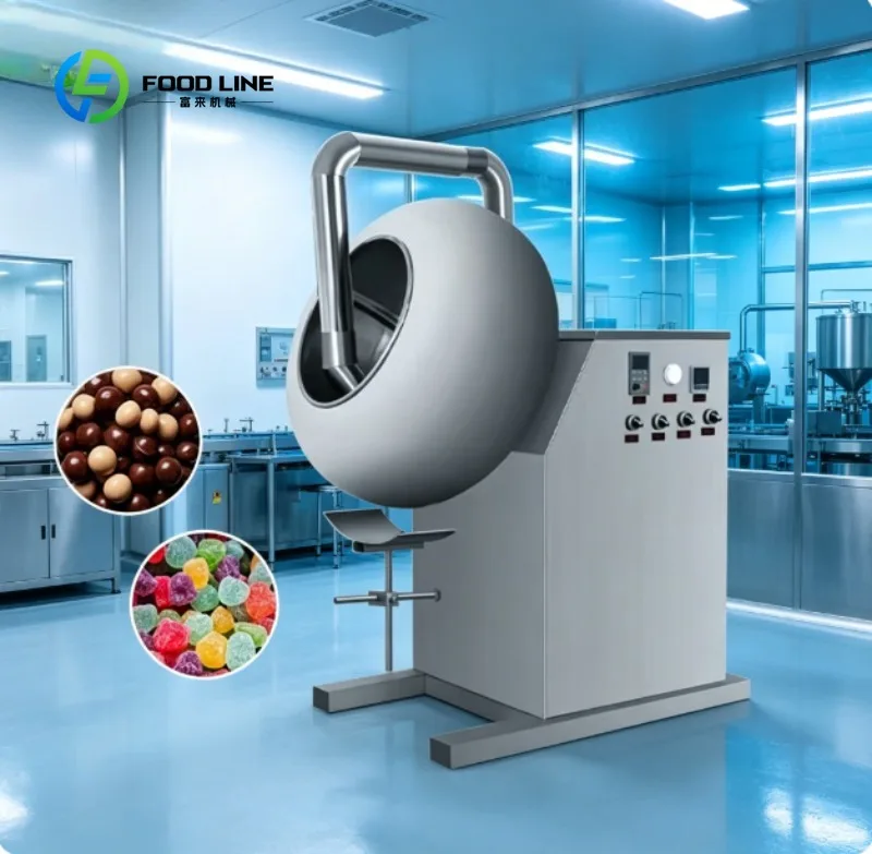 Candy Coating Machine Temperature Control, High Capacity Stainless Steel Drum for Candy Shops, Sweet Production
Candy Coating Machine Temperature Control, High Capacity Stainless Steel Drum for Candy Shops, Sweet Production