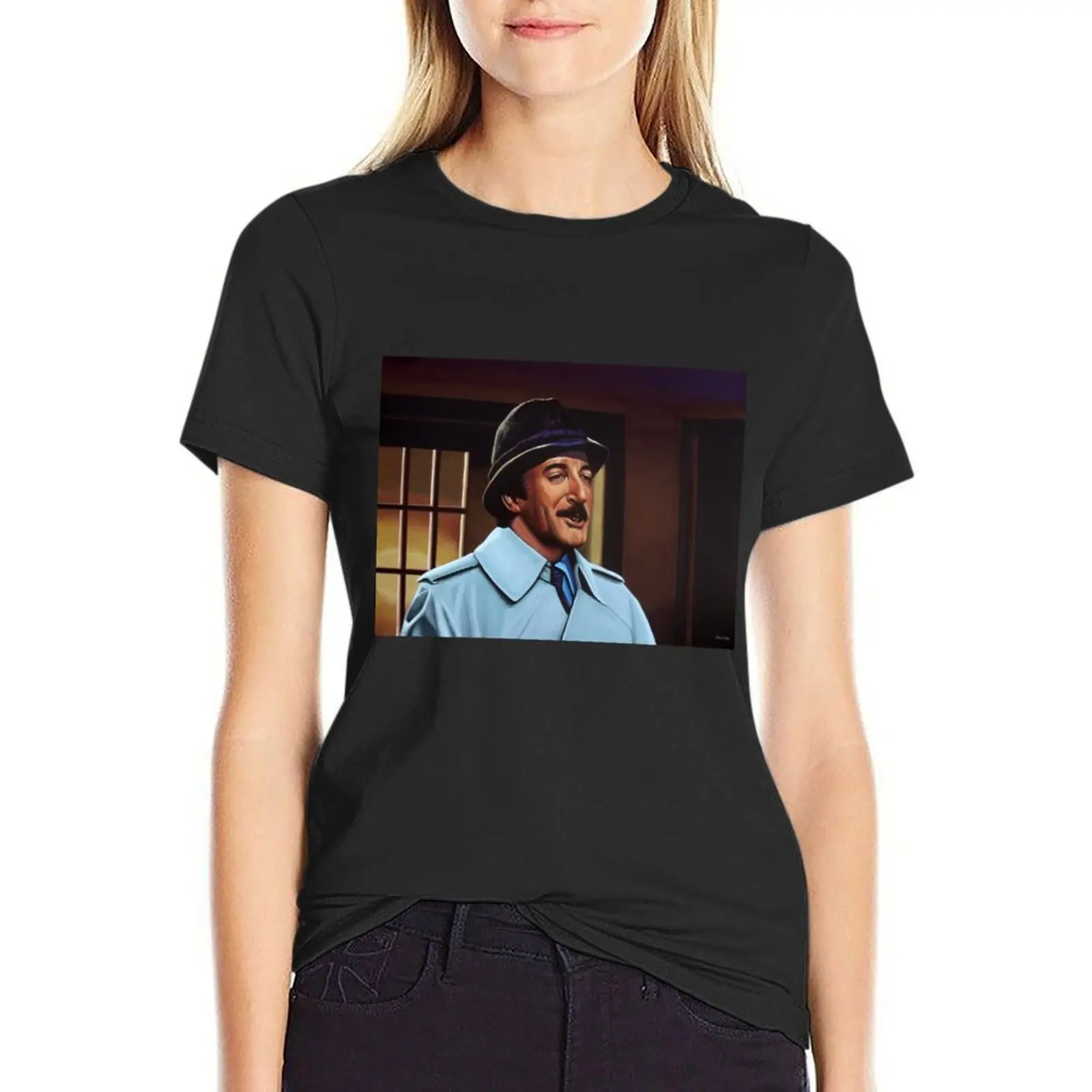 Peter Sellers as inspector ClouseauPainting T-Shirt animal print shirt for girls vintage clothes t-shirt dress for Women graphic
Peter Sellers as inspector ClouseauPainting T-Shirt animal print shirt for girls vintage clothes t-shirt dress for Women graphic