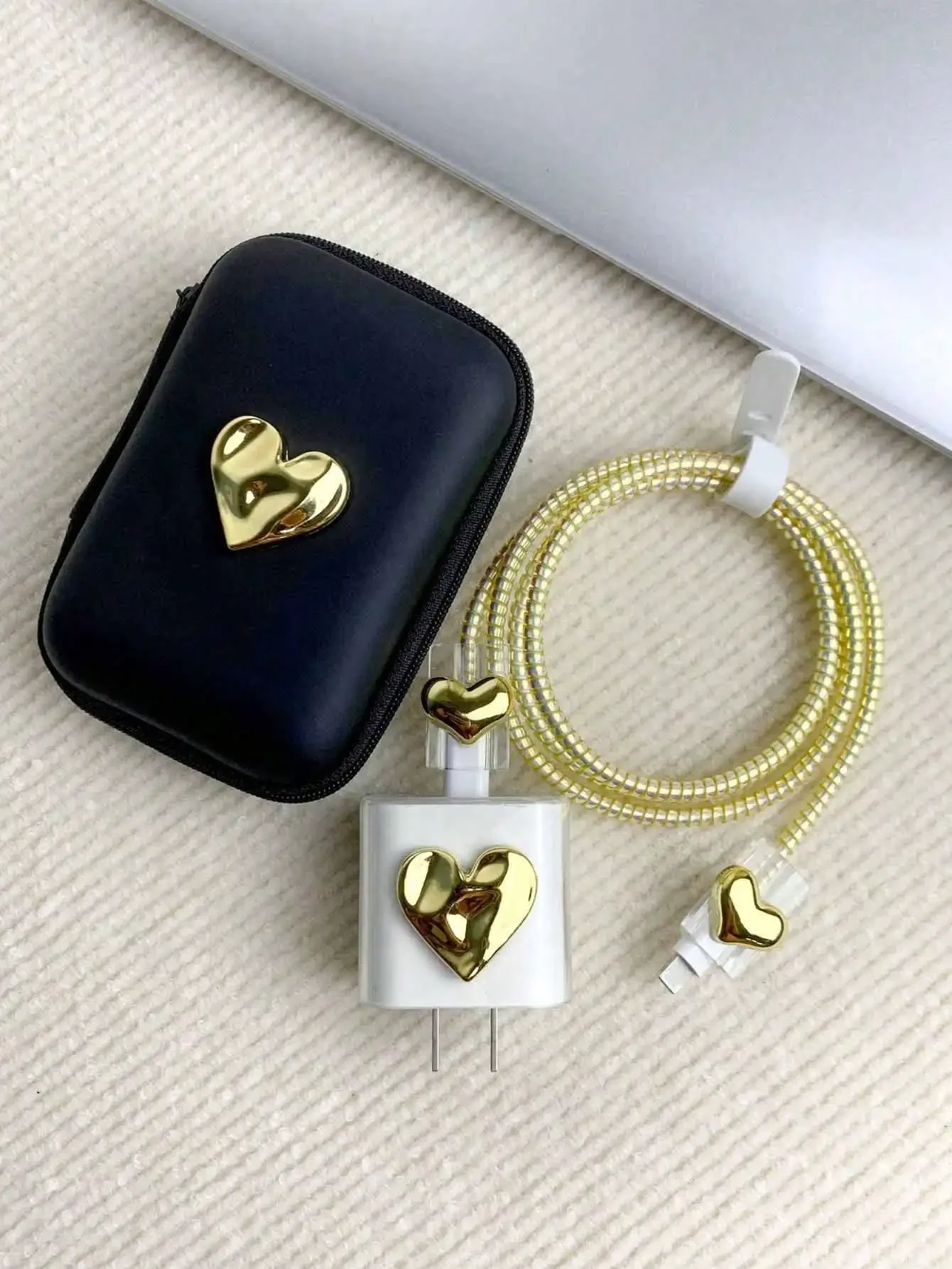 6pcs 3d Heart Shaped Charger Protector + Cable Organizer Set For Charger And Data Cable
6pcs 3d Heart Shaped Charger Protector + Cable Organizer Set For Charger And Data Cable