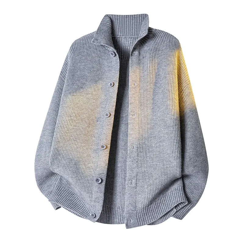 Autumn and Winter Solid Color Threaded Long-sleeved Cardigan Sweater Men's Loose Casual Sweater Button Coat Top
Autumn and Winter Solid Color Threaded Long-sleeved Cardigan Sweater Men's Loose Casual Sweater Button Coat Top