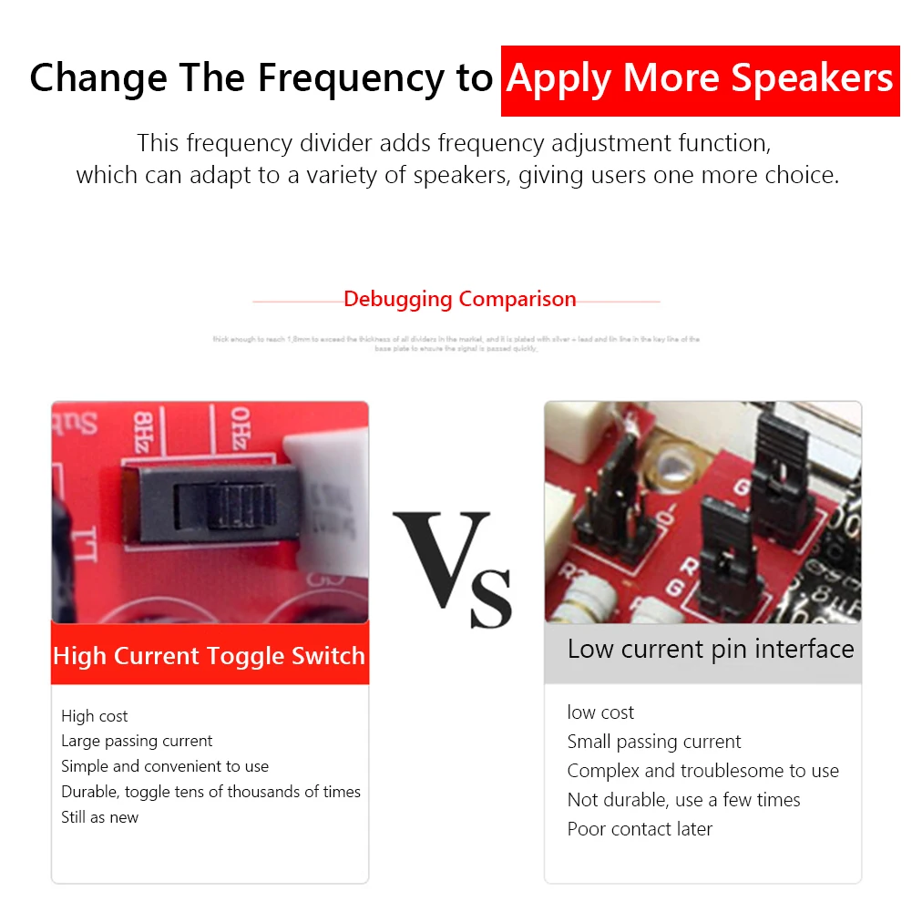 Bass Speaker 40Hz-400Hz Subwoofer Frequency Divider Stereo DIY Audio Crossover
Bass Speaker 40Hz-400Hz Subwoofer Frequency Divider Stereo DIY Audio Crossover