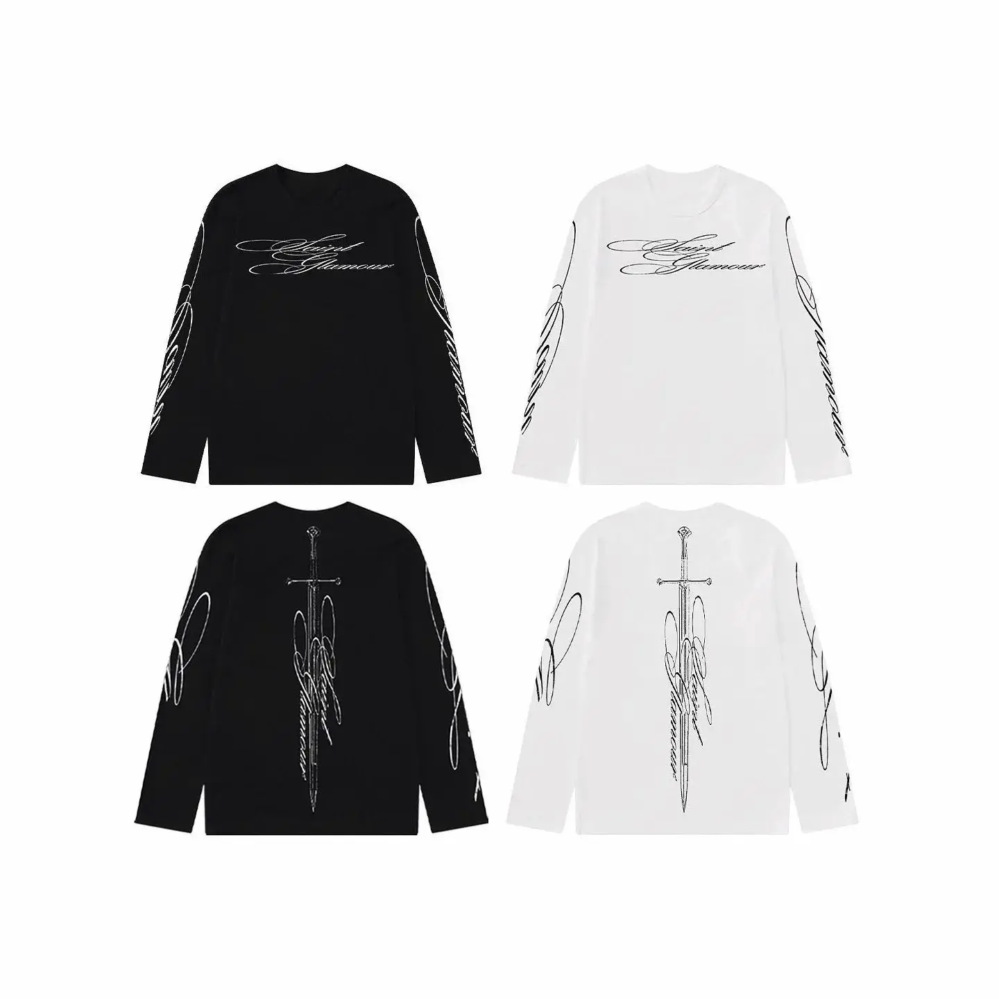 Y2K Gothic Faion Simple Letter Pattern Print Long Sve T-irt Women's Cleanfit Sle Linen Material A-line Sve Other ...
Y2K Gothic Faion Simple Letter Pattern Print Long Sve T-irt Women's Cleanfit Sle Linen Material A-line Sve Other ...