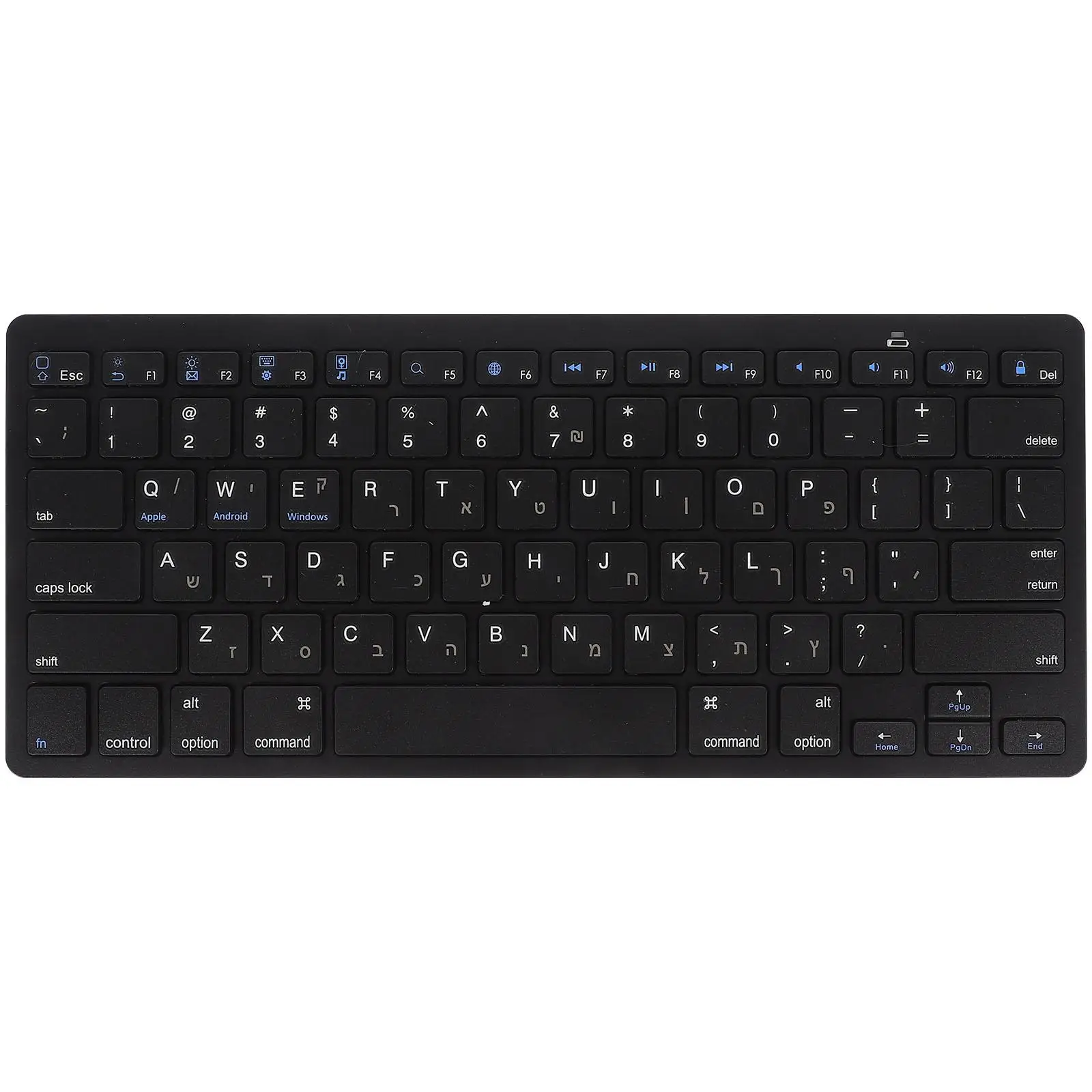 Hebrew Wireless Keyboard X5 Black Ultra Thin Low Noise Full Size Portable for Laptop Desktop Office Silent Computer Accessory
Hebrew Wireless Keyboard X5 Black Ultra Thin Low Noise Full Size Portable for Laptop Desktop Office Silent Computer Accessory