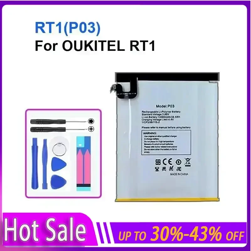 Аккумулятор для ноутбука 10000 мАч для OUKITEL RT1 RT1(P03), гарантия высокого качества + НЕТ
Аккумулятор для ноутбука 10000 мАч для OUKITEL RT1 RT1(P03), гарантия высокого качества + НЕТ