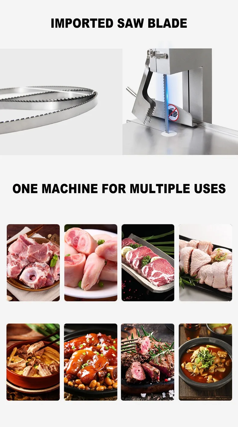 Saw Bone Machine Saw Blade Food Cutting Electric Bone Cutter Commercial Saw Belt Saw Blade
Saw Bone Machine Saw Blade Food Cutting Electric Bone Cutter Commercial Saw Belt Saw Blade