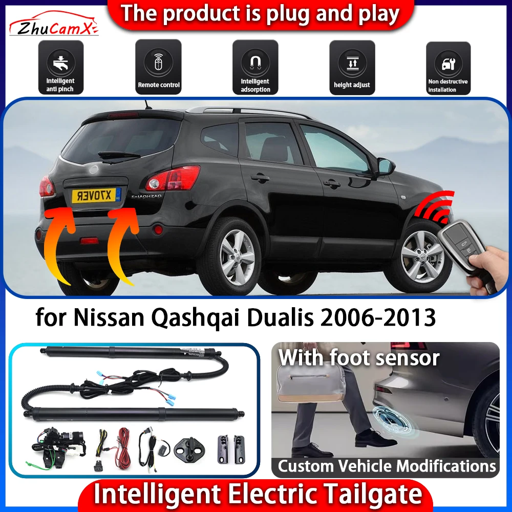 ZhuCamX Smart Powered Tailgate System for Nissan Qashqai Dualis 2006-2013 Automatic Intelligent Electric Trunk Lift Control Kit
ZhuCamX Smart Powered Tailgate System for Nissan Qashqai Dualis 2006-2013 Automatic Intelligent Electric Trunk Lift Control Kit