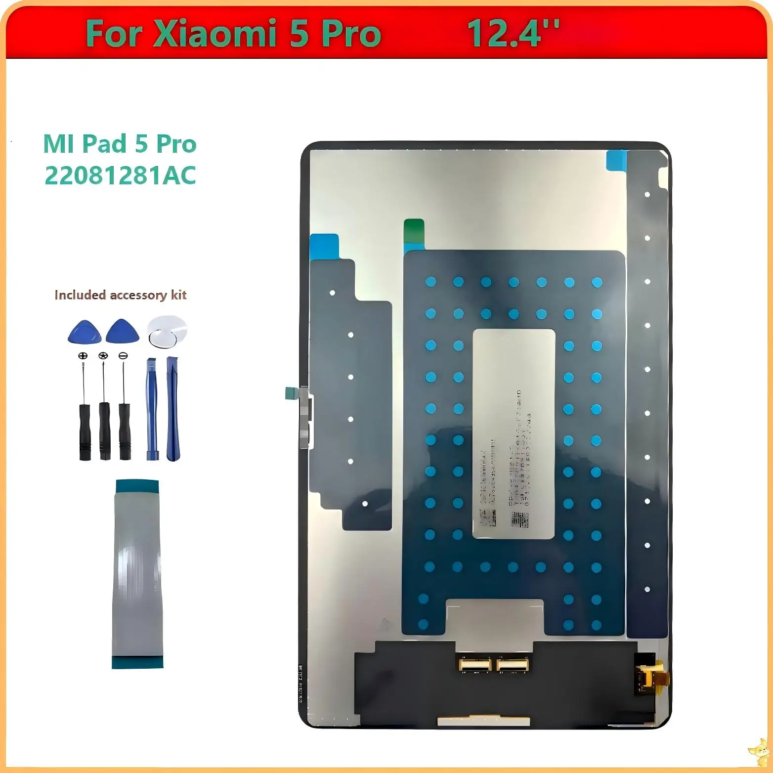 NEW A+ For Xiaomi Pad 5 Pro 12.4" LCD Display Touch Screen Digitizer Assembly Replacement For MiPad 5 Pro 22081281AC
NEW A+ For Xiaomi Pad 5 Pro 12.4" LCD Display Touch Screen Digitizer Assembly Replacement For MiPad 5 Pro 22081281AC