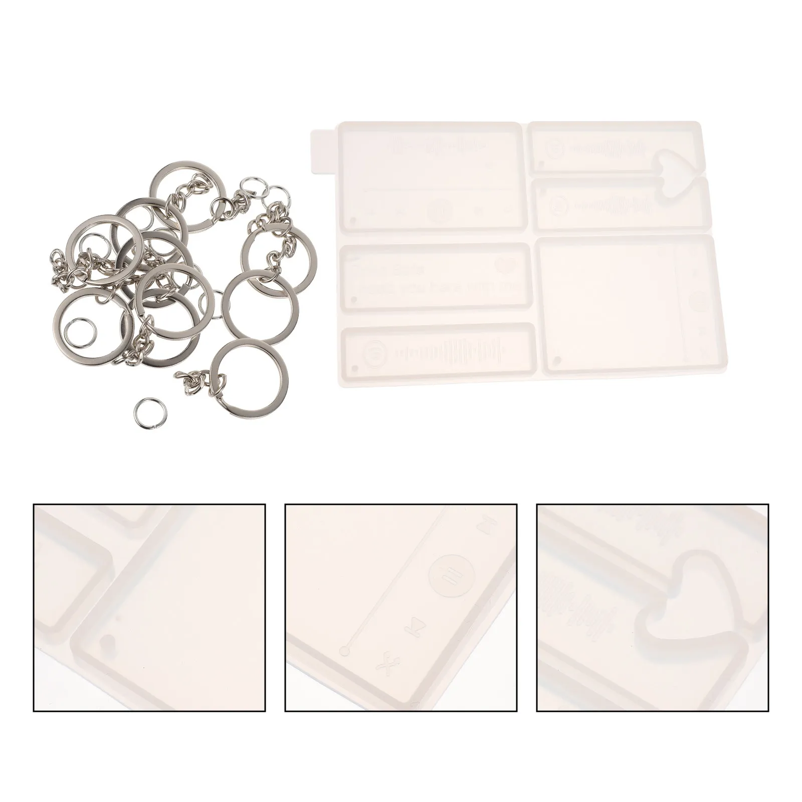 Набор силиконовых форм для брелоков в виде музыкальных плееров, креативная форма для рукоделия, для изготовления уникальных подвесок, для эпоксидной смолы
Набор силиконовых форм для брелоков в виде музыкальных плееров, креативная форма для рукоделия, для изготовления уникальных подвесок, для эпоксидной смолы