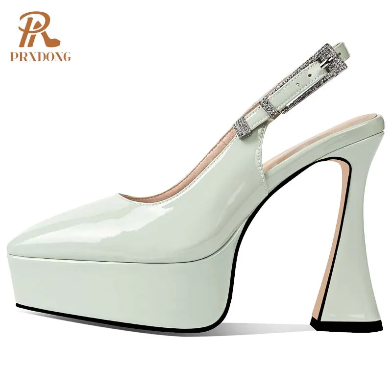 PRXDONG INS Genuine Leather Women Shoes Sexy High Heels Platform Spring Summer Dress Party Wedding Lady Pumps Size 33-40 Black
PRXDONG INS Genuine Leather Women Shoes Sexy High Heels Platform Spring Summer Dress Party Wedding Lady Pumps Size 33-40 Black