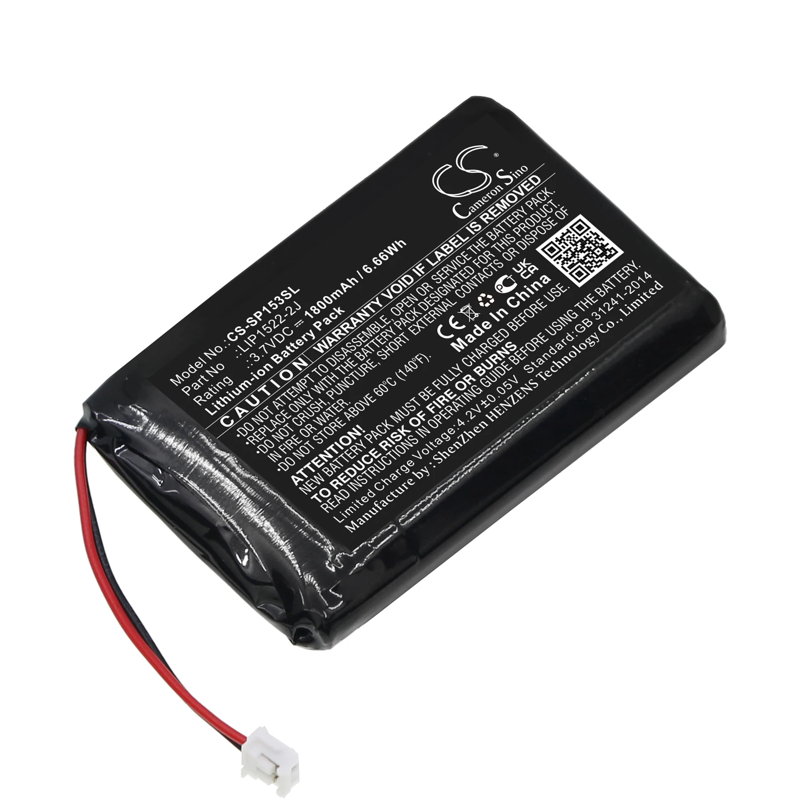Cameron Sino 3.7V 1800mAh Game Console Battery LIP1522-2J for Sony CUH-ZCT2H, CUH-ZCT2J, CUH-ZCT2J11, CUH-ZCT2J12, CUH-ZCT2J13
Cameron Sino 3.7V 1800mAh Game Console Battery LIP1522-2J for Sony CUH-ZCT2H, CUH-ZCT2J, CUH-ZCT2J11, CUH-ZCT2J12, CUH-ZCT2J13