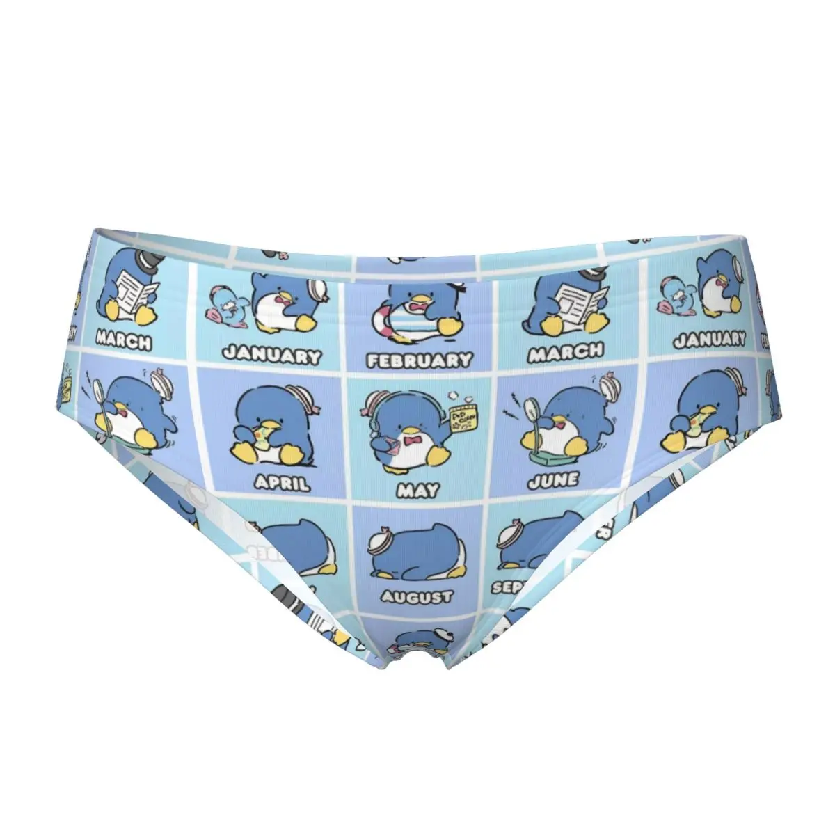 Tuxedosam Blue Penguin Women Briefs Cute Cartoon Underwear Panties Humor Soft Underpants for Female Plus Size
Tuxedosam Blue Penguin Women Briefs Cute Cartoon Underwear Panties Humor Soft Underpants for Female Plus Size