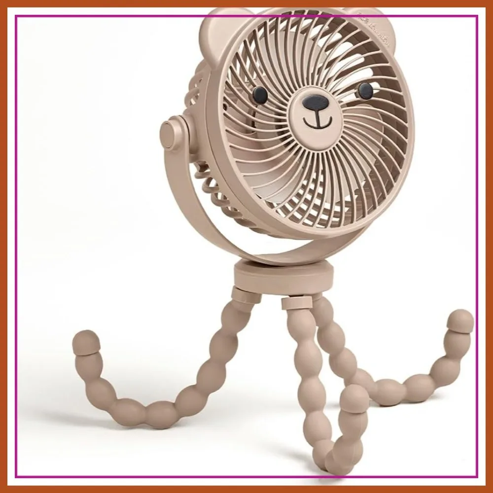 Rechargeable Stroller Fan with 360° Swivel, Flexible Legs, 3 Speeds
Rechargeable Stroller Fan with 360° Swivel, Flexible Legs, 3 Speeds