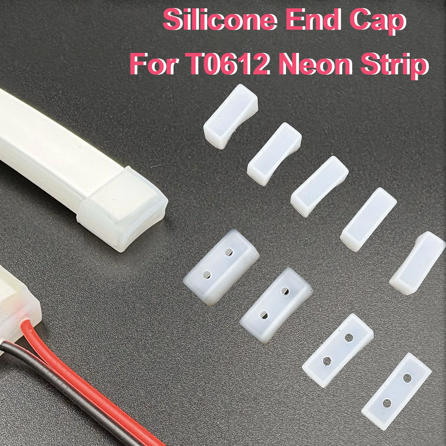Silicone End Cap For 6x12MM Neon Led Strip Connector Waterproof no hole,2pin hole 20PCS/50PCS/100PCS
Silicone End Cap For 6x12MM Neon Led Strip Connector Waterproof no hole,2pin hole 20PCS/50PCS/100PCS