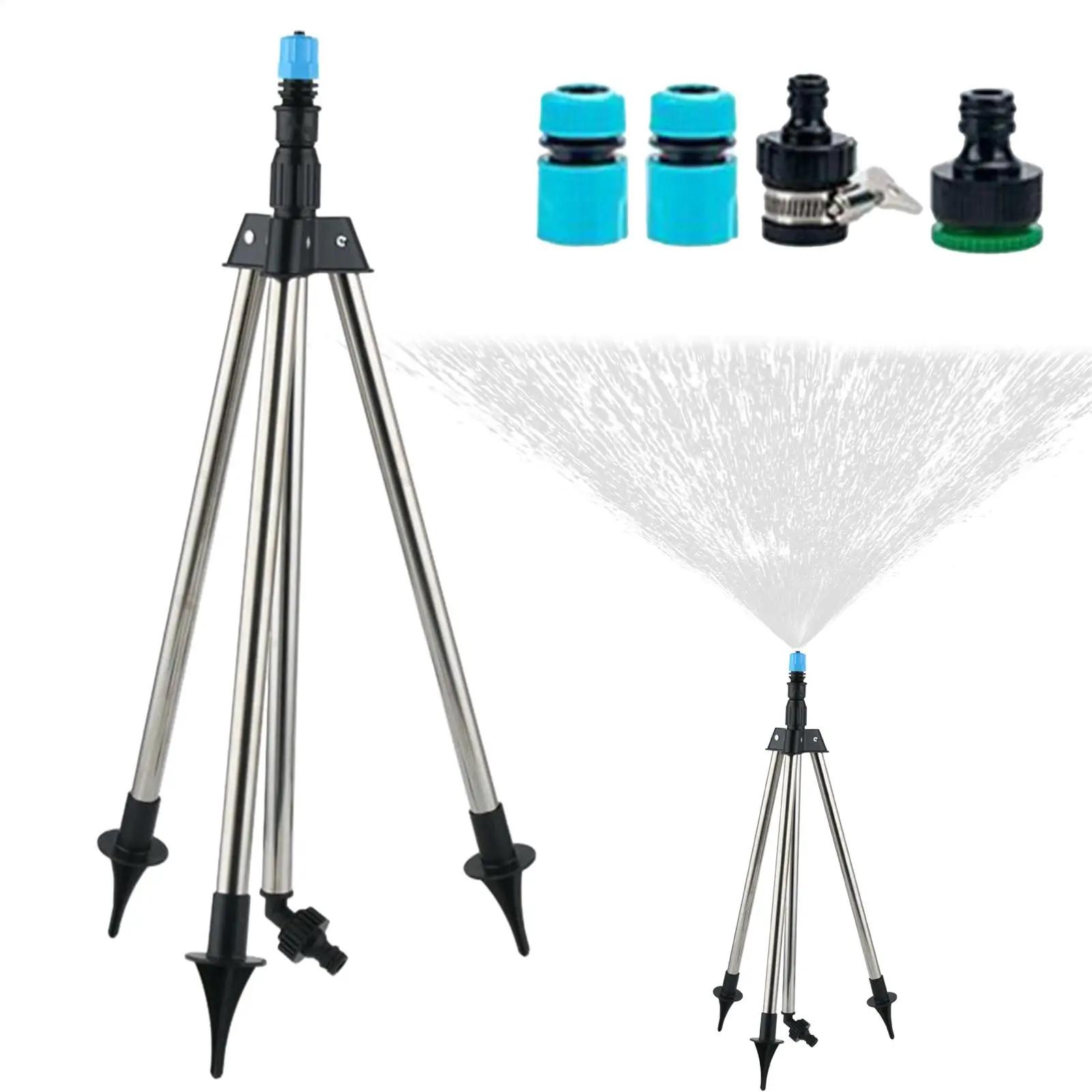Rotating Tripod Sprinkler Rotating Sprinkler On Tripod Base Outdoor Adjustable Height Watering Equipment For Yard Flower Bed
Rotating Tripod Sprinkler Rotating Sprinkler On Tripod Base Outdoor Adjustable Height Watering Equipment For Yard Flower Bed