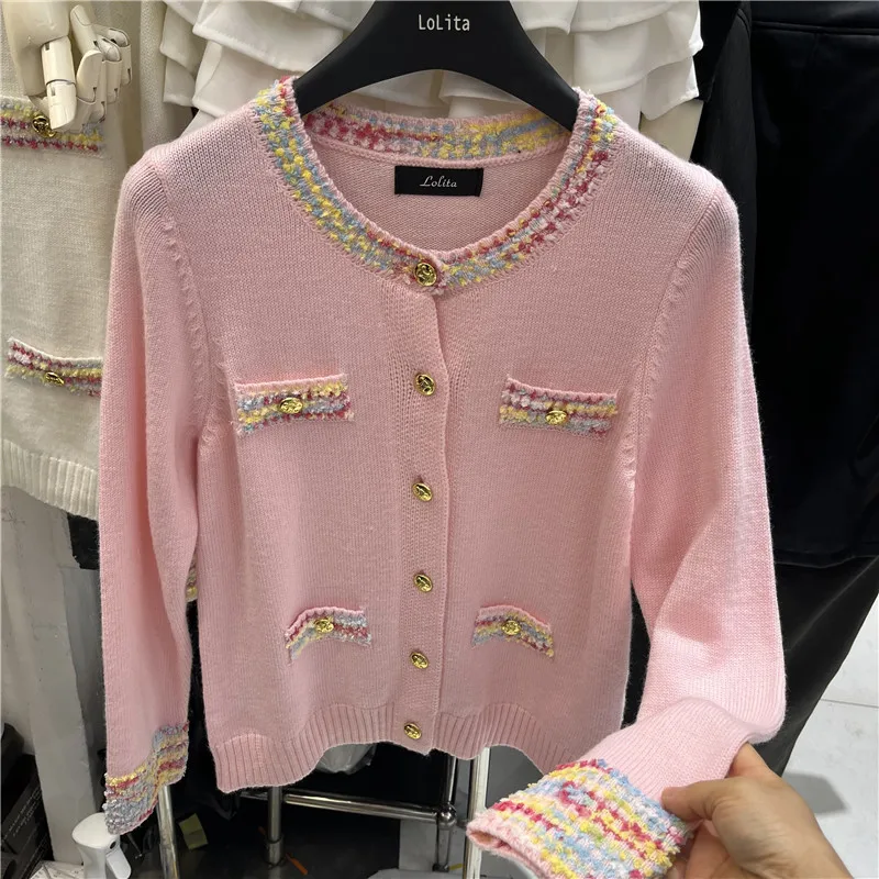 Sweet Style Knitted Open Cardigan Women's Sweater Outerwear Loose Fit Yarn Trendy Slimming Autumn Winter New Arrival
Sweet Style Knitted Open Cardigan Women's Sweater Outerwear Loose Fit Yarn Trendy Slimming Autumn Winter New Arrival