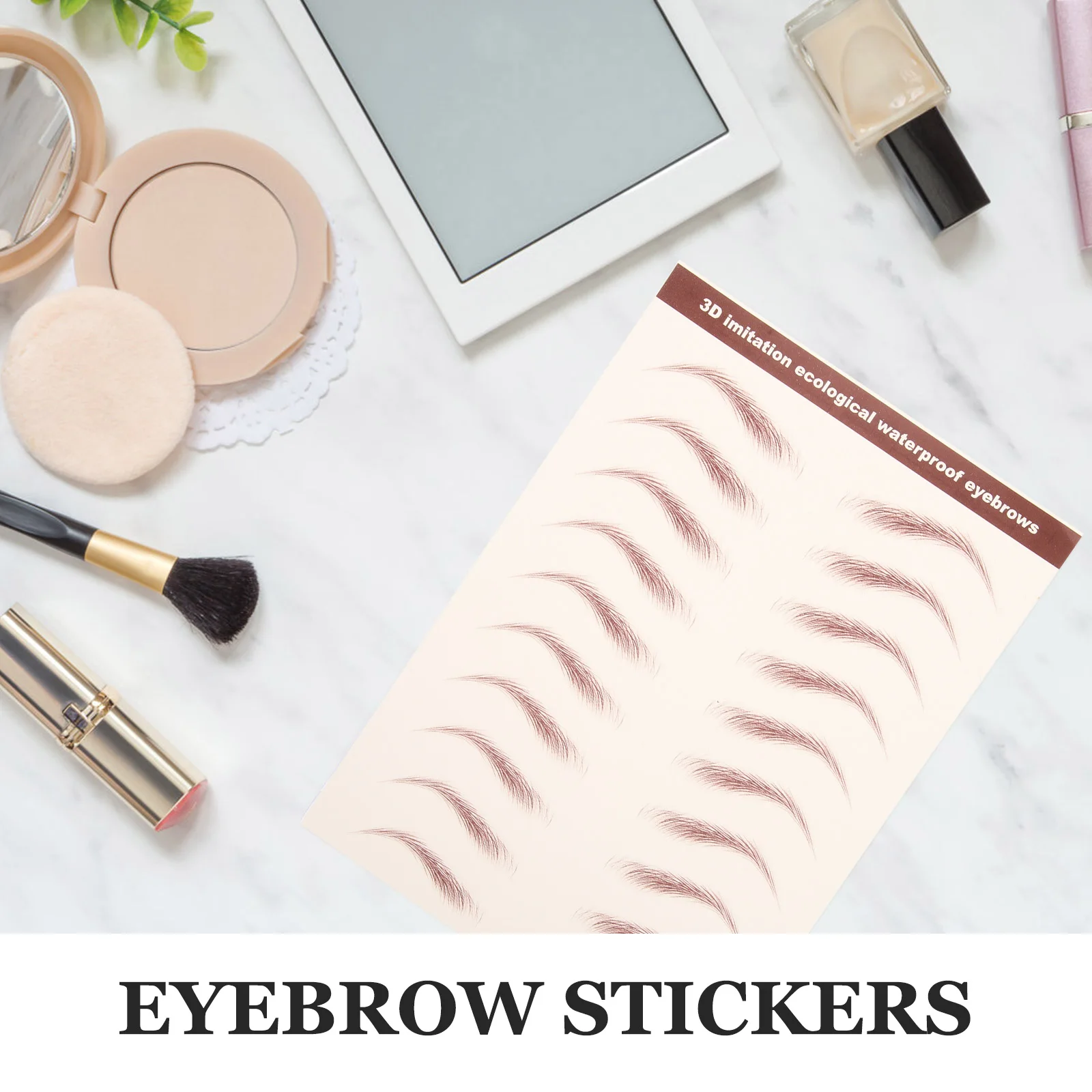 Eyebrow Stickers Waterproof Geometry Shape Stencil Eyebrown Transfers Brown Peel Off Fake Tattoo Makeup Supplies
Eyebrow Stickers Waterproof Geometry Shape Stencil Eyebrown Transfers Brown Peel Off Fake Tattoo Makeup Supplies