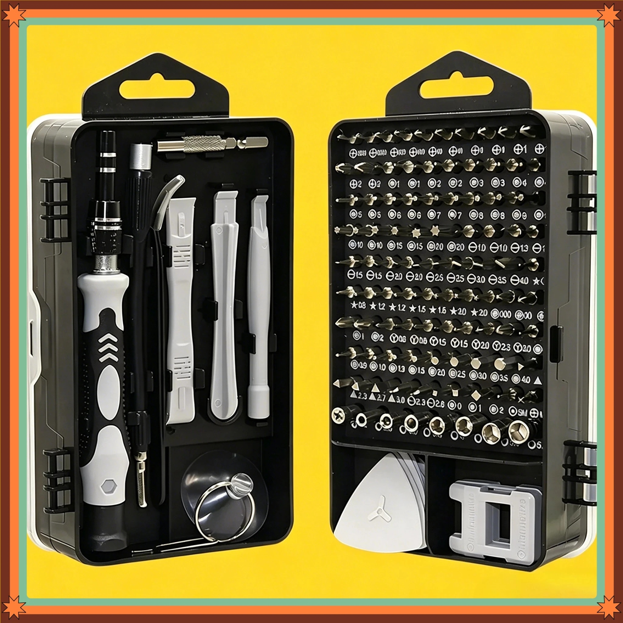 115-in-1 Precision Screwdriver Kit Multifunctional Magnetic Repair Tool for Electronics Laptop Phone Home Maintenance
115-in-1 Precision Screwdriver Kit Multifunctional Magnetic Repair Tool for Electronics Laptop Phone Home Maintenance