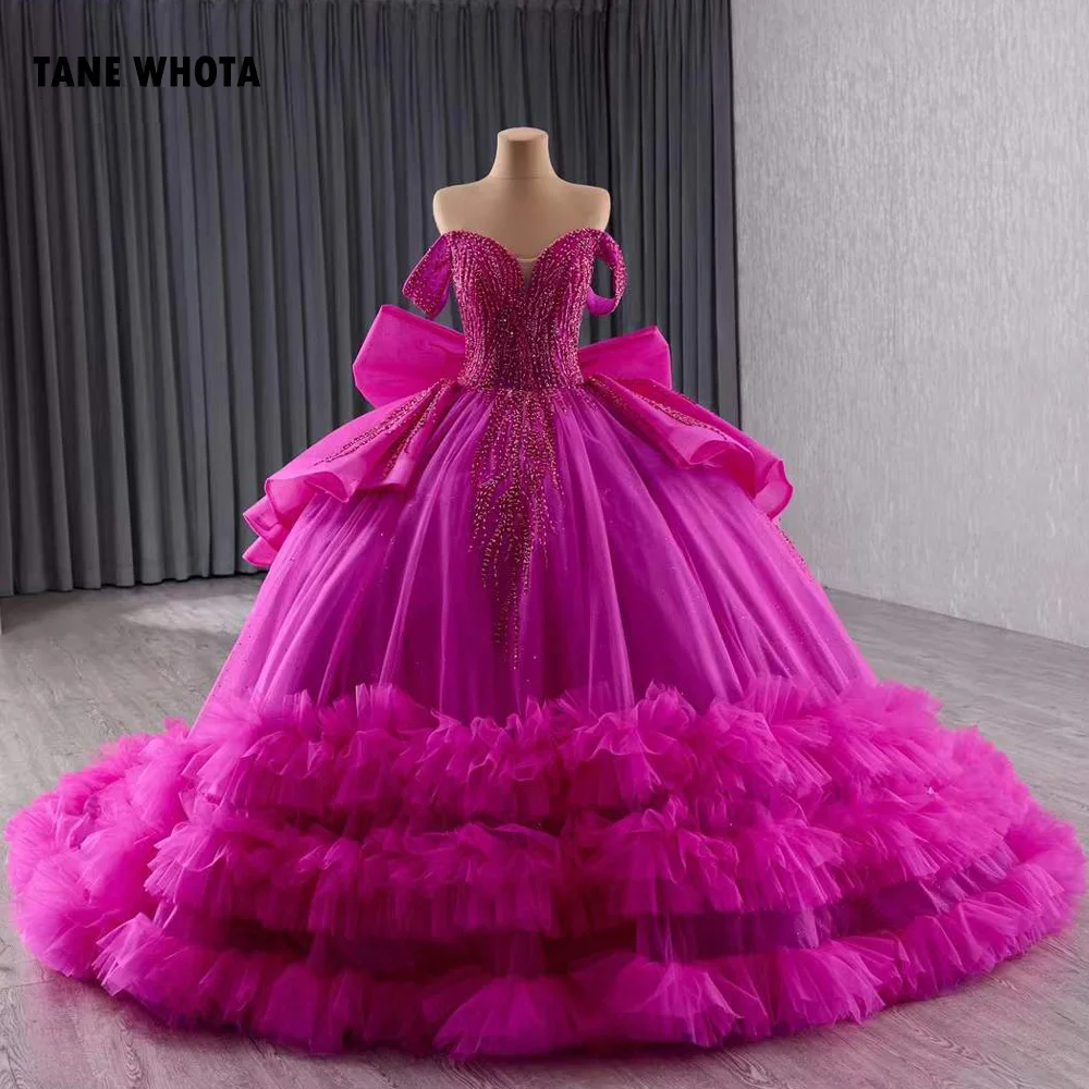 Vestido De 15. Anos Debutante Роскошное длинное платье с открытыми плечами и бисером, расшитое пайетками и бантом на шнуровке сзади по индивидуальному заказу, розово-красное длинное платье
Vestido De 15. Anos Debutante Роскошное длинное платье с открытыми плечами и бисером, расшитое пайетками и бантом на шнуровке сзади по индивидуальному заказу, розово-красное длинное платье