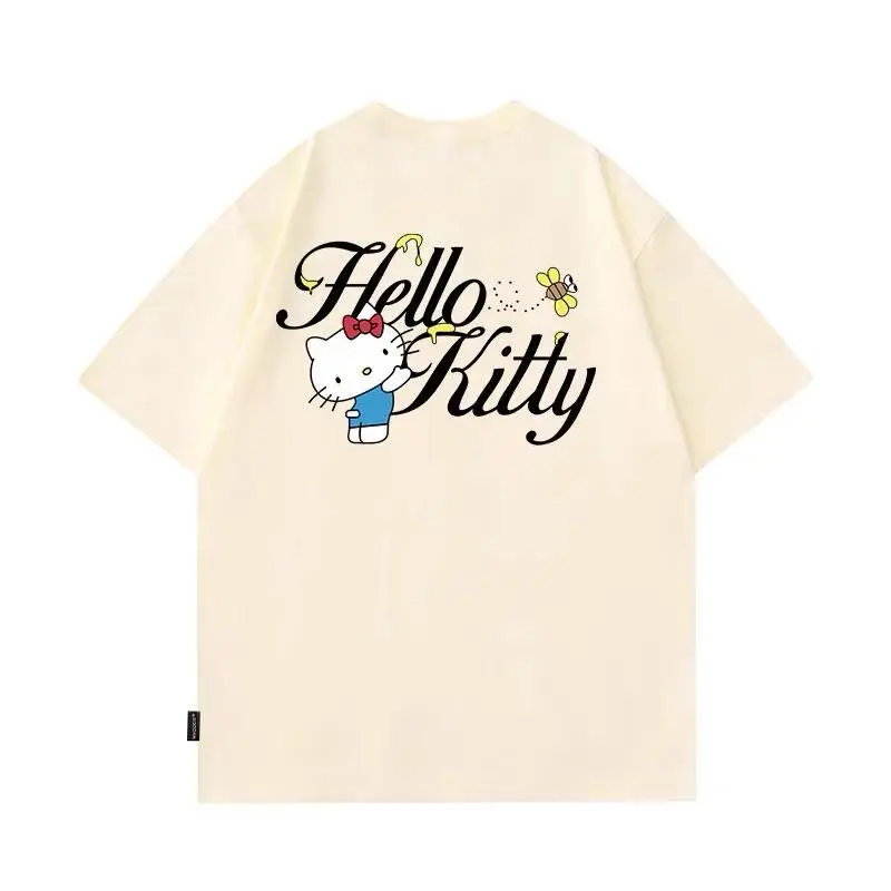 Hello Kitty Men and Women T-shirt Short Sleeve Brand T-Shirt Anime Fun Country Chic all Cotton Printed Couple Sversized Tee Tops
Hello Kitty Men and Women T-shirt Short Sleeve Brand T-Shirt Anime Fun Country Chic all Cotton Printed Couple Sversized Tee Tops