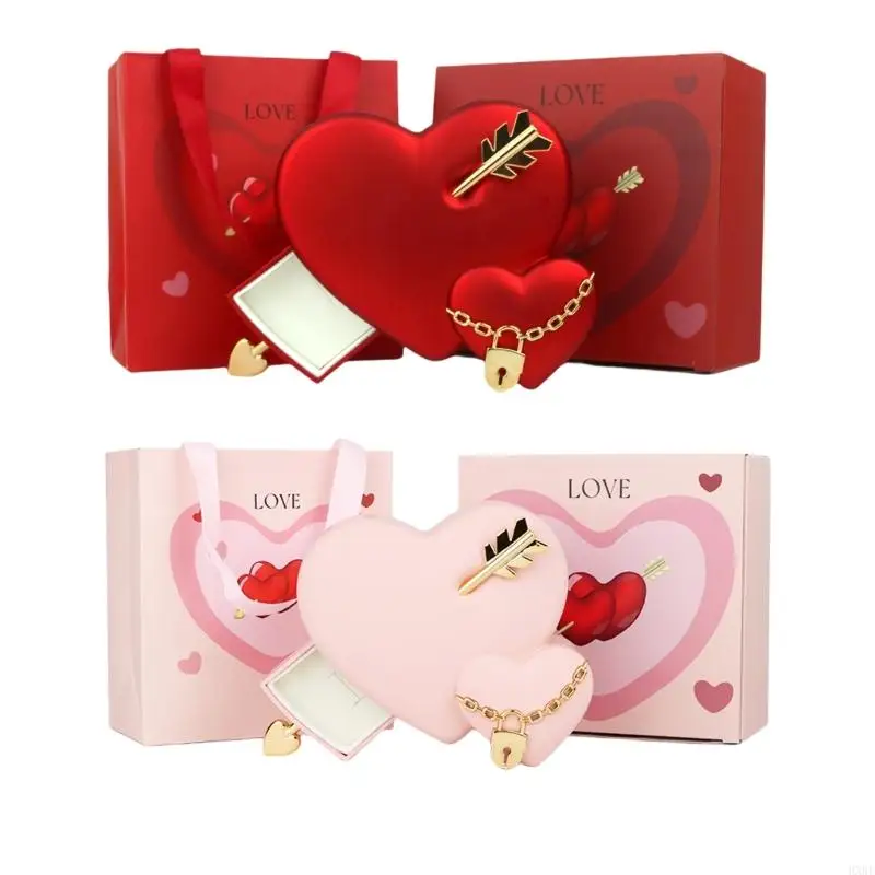 Heart Shaped Jewelry Holder for Rings and Necklaces Stylish Valentine's Day Gift Packaging Box Rings and Necklaces Case
Heart Shaped Jewelry Holder for Rings and Necklaces Stylish Valentine's Day Gift Packaging Box Rings and Necklaces Case