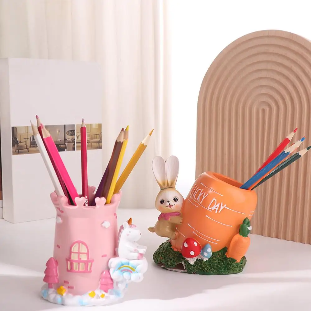 Desk Decoration Pencil Holder Rabbit Resin Desktop Ornaments Pen Holder Office Storage Carrot Desk Stationery Organizer Easter
Desk Decoration Pencil Holder Rabbit Resin Desktop Ornaments Pen Holder Office Storage Carrot Desk Stationery Organizer Easter