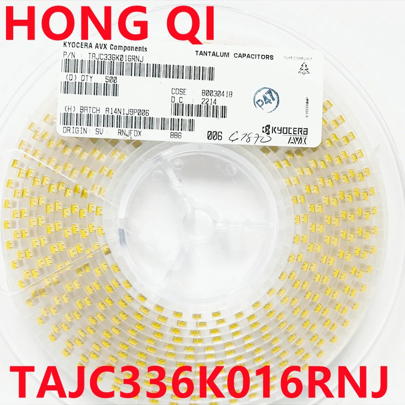 500PCS New Original TAJC336K016RNJ SMD Tantalum Capacitor 33UF 16V C6032 ±10%
500PCS New Original TAJC336K016RNJ SMD Tantalum Capacitor 33UF 16V C6032 ±10%
