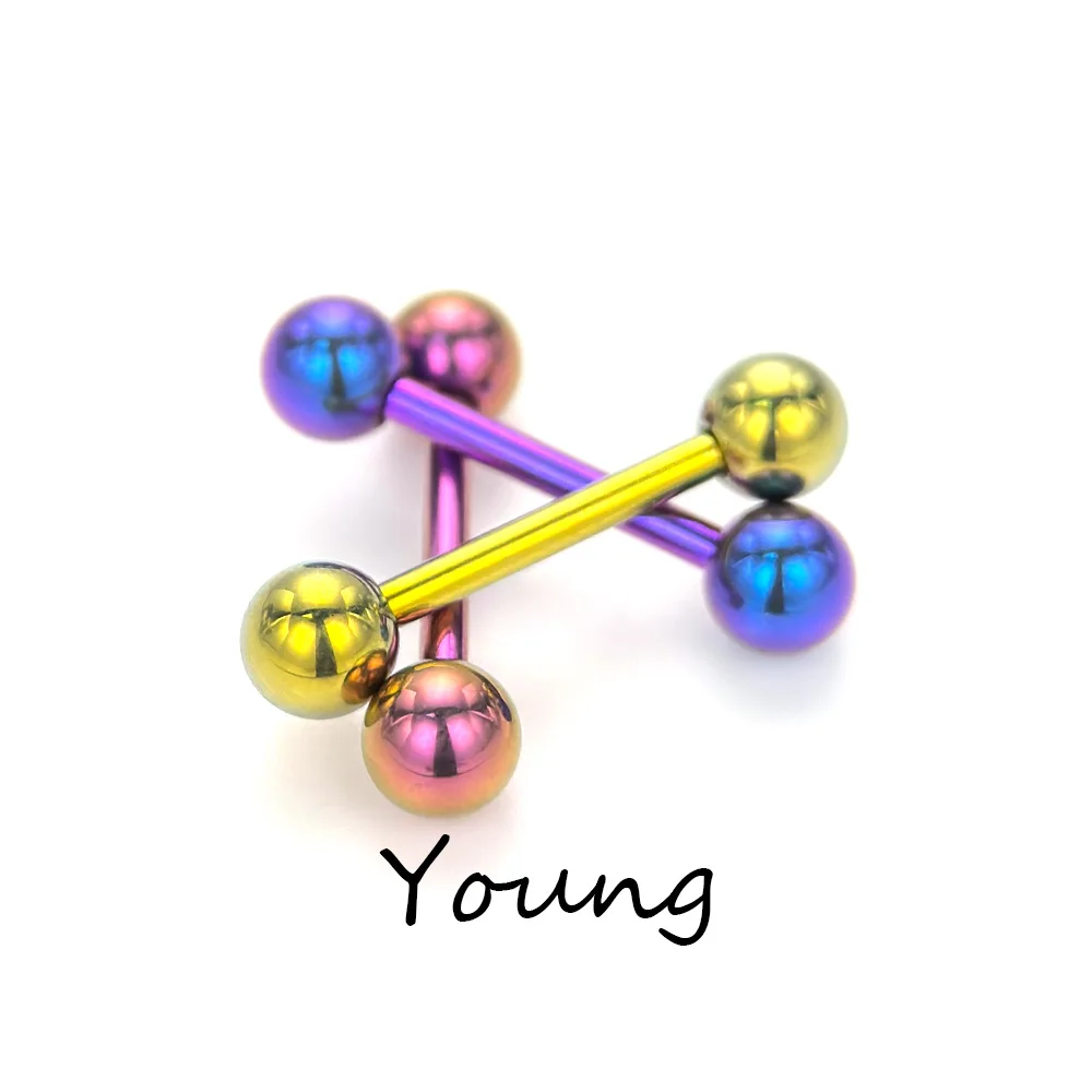 F136 Titanium Barbell Two Round Ball Tongue Nail Double Head Ball Fashion Individuality Piercing Jewelry
F136 Titanium Barbell Two Round Ball Tongue Nail Double Head Ball Fashion Individuality Piercing Jewelry