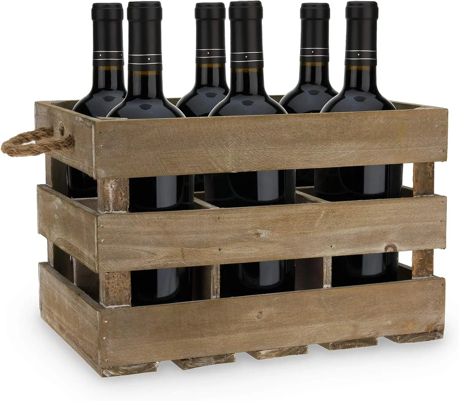 Farm House Decor, Rustic Wooden Wine Bottle Holder and Wine Storage, 6 Bottle Wine Crate, Home Decor, Wine Gifts, Dark
Farm House Decor, Rustic Wooden Wine Bottle Holder and Wine Storage, 6 Bottle Wine Crate, Home Decor, Wine Gifts, Dark