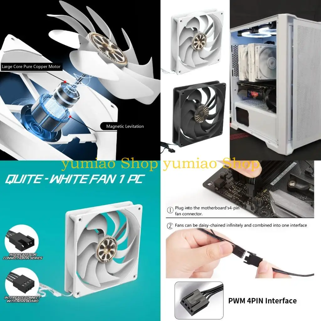 587B 12025 12CM Case Cooling Fan Airflows Adjustment Heat Dissipation Quiet Fan
587B 12025 12CM Case Cooling Fan Airflows Adjustment Heat Dissipation Quiet Fan
