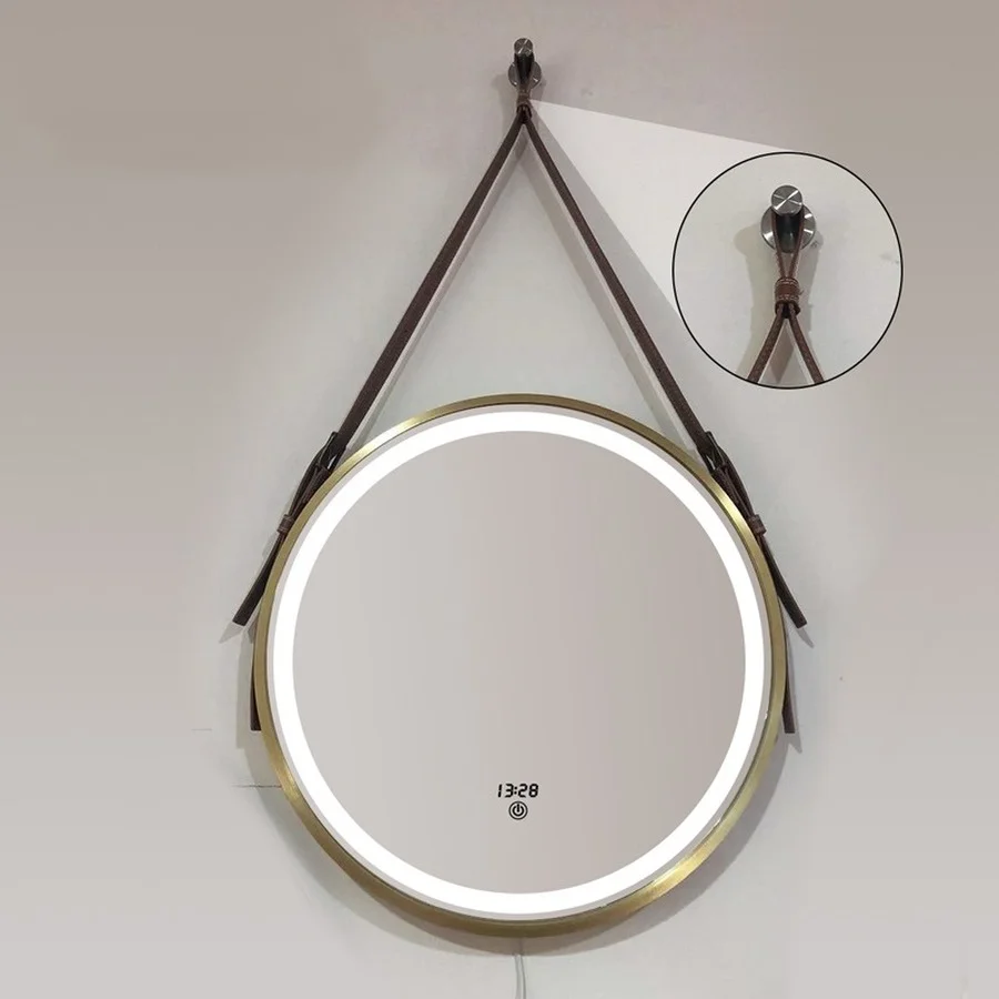 Round Large Bathroom Mirror Led Make Up Round Wall Hanging Mounted Vanity Mirror Light Switch Espejo Pared Vanity Accessories
Round Large Bathroom Mirror Led Make Up Round Wall Hanging Mounted Vanity Mirror Light Switch Espejo Pared Vanity Accessories