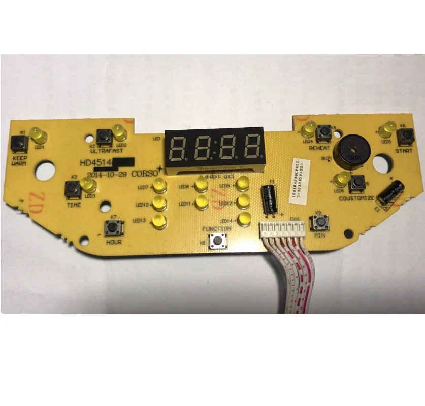 Аксессуары для электрической рисоварки HD4514 4515, компьютерная плата HD3148, световая плата, плата управления, дисплейная плата
Аксессуары для электрической рисоварки HD4514 4515, компьютерная плата HD3148, световая плата, плата управления, дисплейная плата