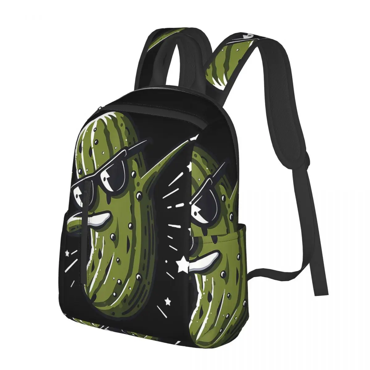 Funny Pickle With Sunglasses Pattern Student Backpack School Bag Hiking Travel Daypack for Boys Girls Bookbag Shoulder Bags
Funny Pickle With Sunglasses Pattern Student Backpack School Bag Hiking Travel Daypack for Boys Girls Bookbag Shoulder Bags