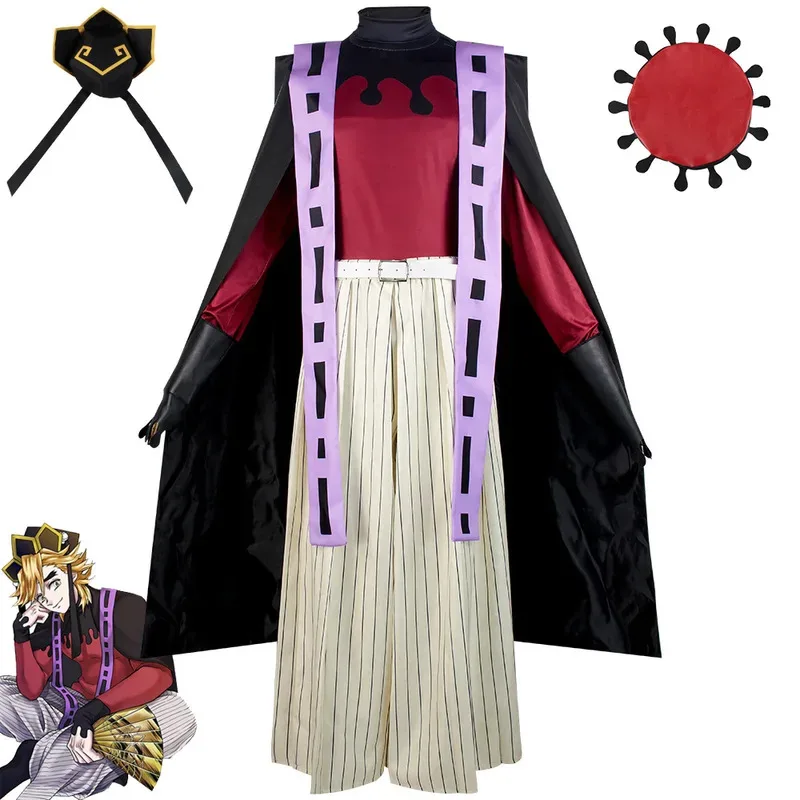 Demon Doma Douma Cosplay Costume Wig Fan Sets Kimetsu No Yaiba Outfit Halloween Anime Douma Kimono for Men Women
Demon Doma Douma Cosplay Costume Wig Fan Sets Kimetsu No Yaiba Outfit Halloween Anime Douma Kimono for Men Women