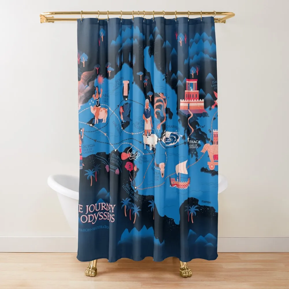 Odyssey Map - Constellation Shower Curtain Bathroom Box Shower Bath Modern Bathroom Accessories Curtain
Odyssey Map - Constellation Shower Curtain Bathroom Box Shower Bath Modern Bathroom Accessories Curtain