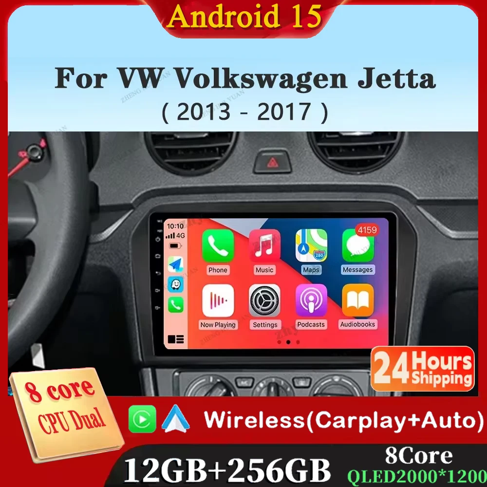 Автомобильное радио Android 15 для VW Volkswagen Jetta 2013 2014 2015 2016 2017, навигация, GPS, мультимедийный плеер, стерео carplay, авто Wi-Fi
Автомобильное радио Android 15 для VW Volkswagen Jetta 2013 2014 2015 2016 2017, навигация, GPS, мультимедийный плеер, стерео carplay, авто Wi-Fi