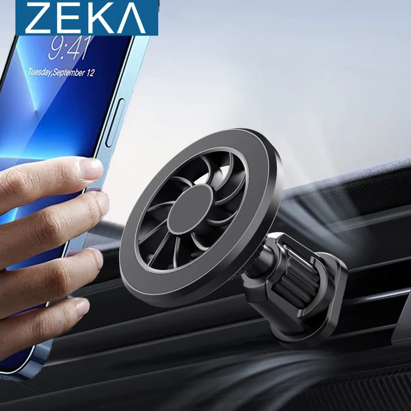ZEKA For MagSafe Car Phone Holder Magnetic Car Phone Mount Hands Free Air Vent Phone Holder Car Clip for iPhone Mag Safe Case
ZEKA For MagSafe Car Phone Holder Magnetic Car Phone Mount Hands Free Air Vent Phone Holder Car Clip for iPhone Mag Safe Case